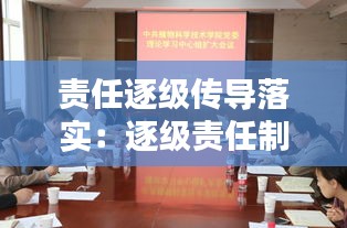 责任逐级传导落实：逐级责任制度 