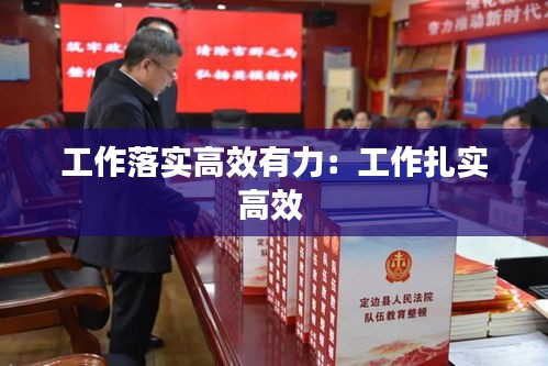 工作落实高效有力：工作扎实高效 