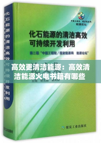 高效更清洁能源：高效清洁能源火电书籍有哪些 