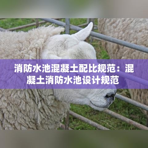 消防水池混凝土配比规范：混凝土消防水池设计规范 
