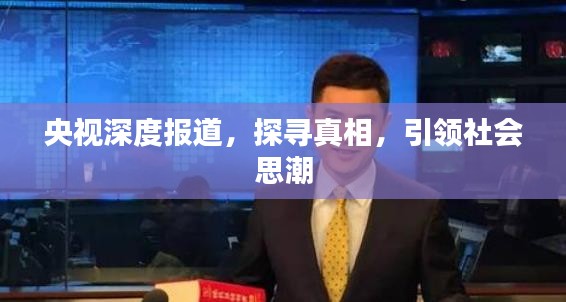 央视深度报道，探寻真相，引领社会思潮