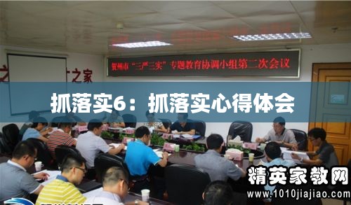 抓落实6：抓落实心得体会 