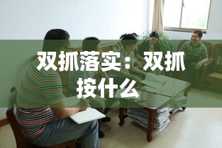 双抓落实：双抓按什么 