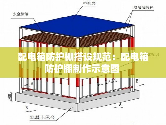 配电箱防护棚搭设规范：配电箱防护棚制作示意图 