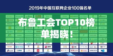 布鲁工会TOP10榜单揭晓！