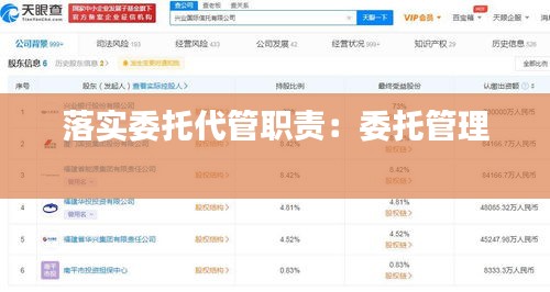 落实委托代管职责：委托管理 