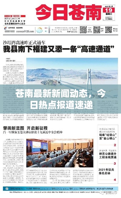 苍南最新新闻动态，今日热点报道速递