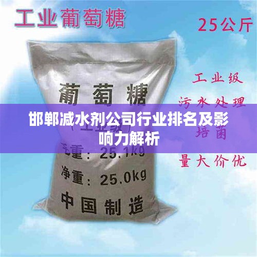 邯郸减水剂公司行业排名及影响力解析