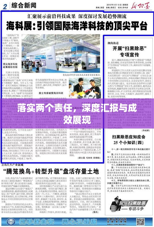 落实两个责任，深度汇报与成效展现