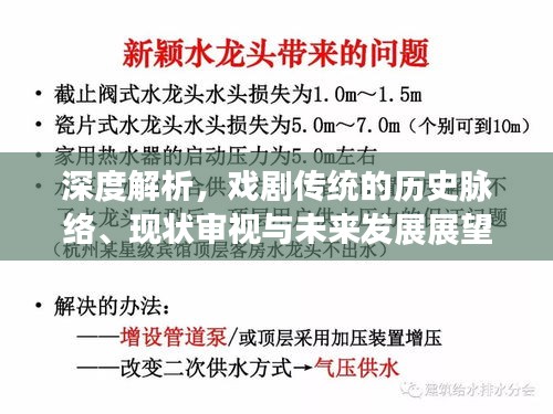 深度解析，戏剧传统的历史脉络、现状审视与未来发展展望