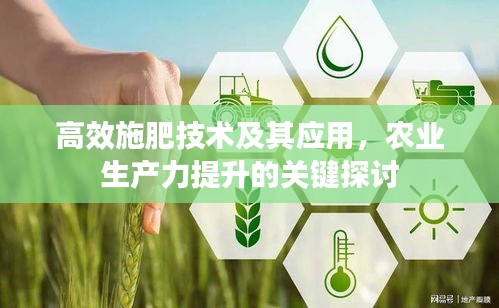 高效施肥技术及其应用，农业生产力提升的关键探讨