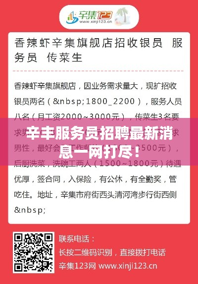 辛丰服务员招聘最新消息一网打尽！