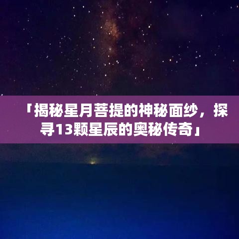 「揭秘星月菩提的神秘面纱，探寻13颗星辰的奥秘传奇」