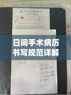 日间手术病历书写规范详解，提升病历质量，保障患者安全