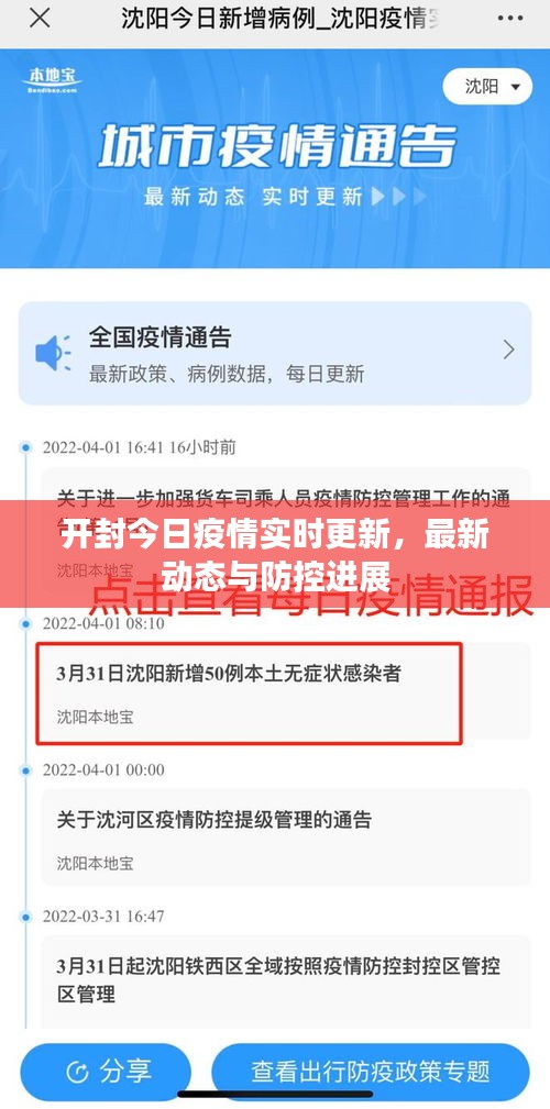 开封今日疫情实时更新，最新动态与防控进展