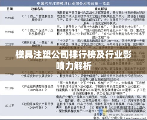 模具注塑公司排行榜及行业影响力解析