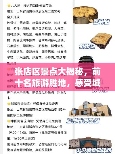 张店区景点大揭秘，前十名旅游胜地，感受城市魅力之旅