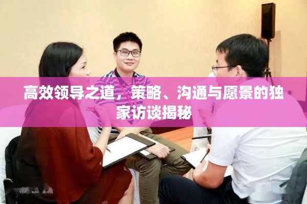 高效领导之道，策略、沟通与愿景的独家访谈揭秘