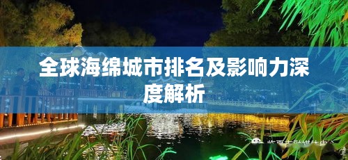 全球海绵城市排名及影响力深度解析