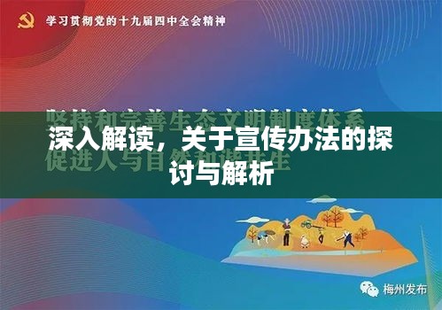 深入解读，关于宣传办法的探讨与解析
