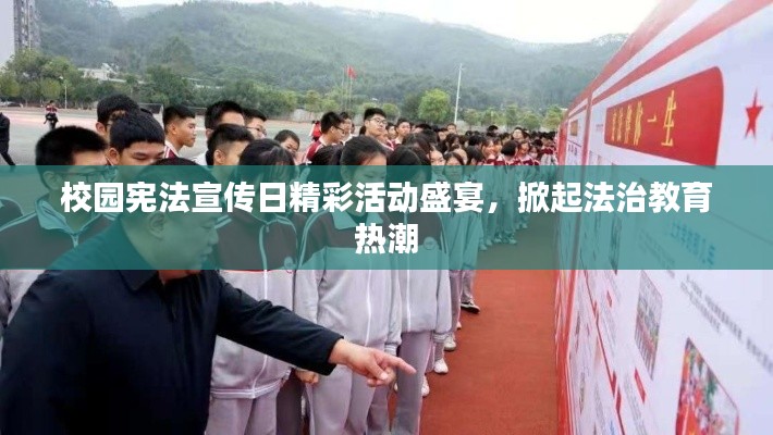 校园宪法宣传日精彩活动盛宴，掀起法治教育热潮
