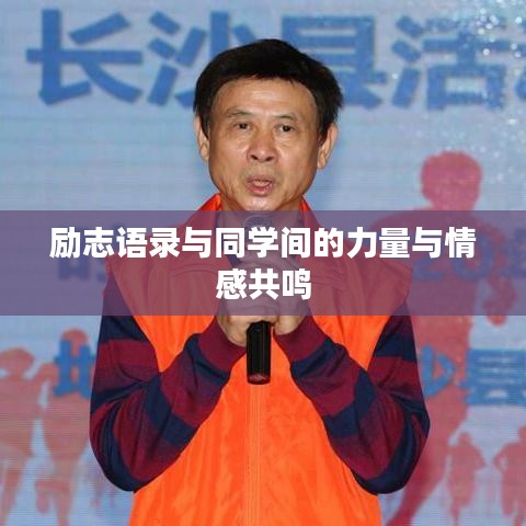 励志语录与同学间的力量与情感共鸣
