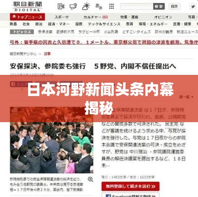 日本河野新闻头条内幕揭秘