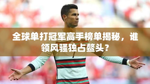 全球单打冠军高手榜单揭秘，谁领风骚独占鳌头？