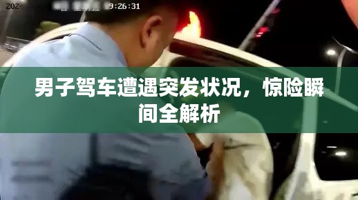 男子驾车遭遇突发状况，惊险瞬间全解析