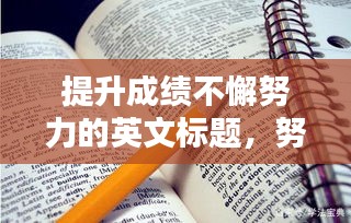 提升成绩不懈努力的英文标题，努力攀升英语成绩之巅