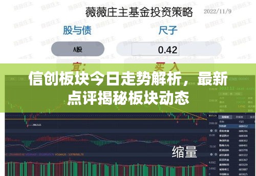 信创板块今日走势解析，最新点评揭秘板块动态